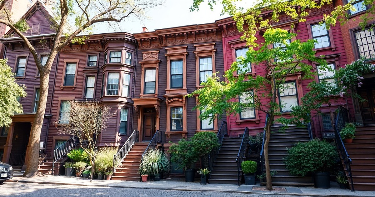 Sylvan Terrace NYC: le case in legno dell'800 a Washington Heights - NewYork4u.it