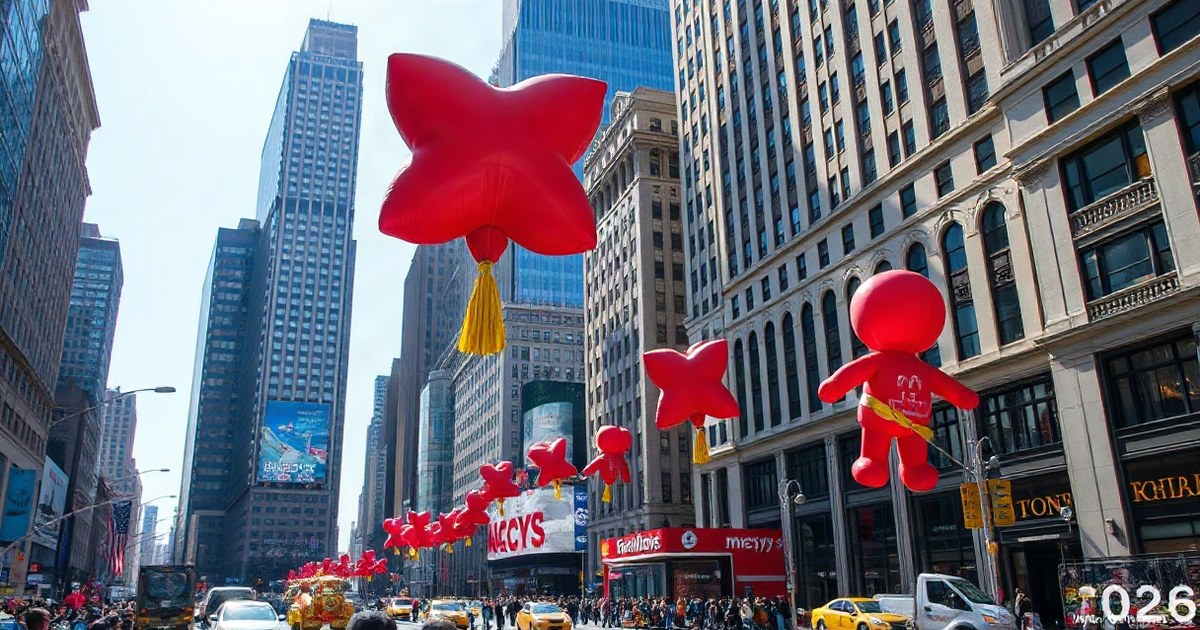 Macy's Thanksgiving Day Parade 2026: NYC festeggia 100 anni - NewYork4u.it