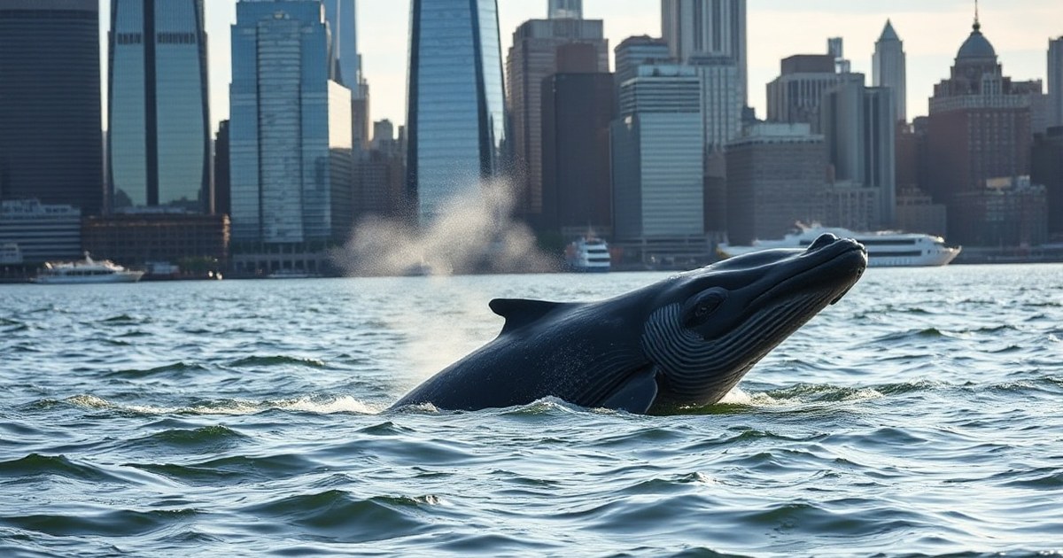 Balene a New York: la 500ª balenottera gobba avvistata a NYC - NewYork4u.it