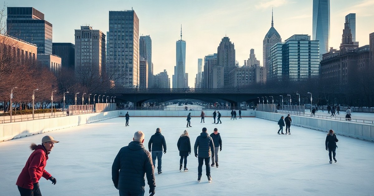 Roebling Rink NYC: pattinaggio sotto il Brooklyn Bridge dal 14 nov - NewYork4u.it